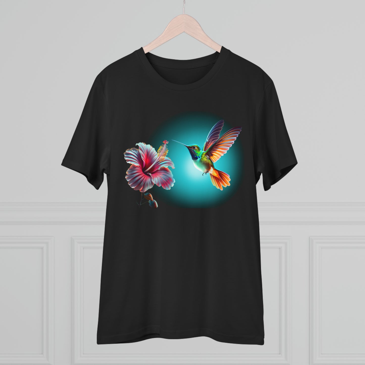 Bioluminescent Hummingbird Organic Cotton T-shirt - Unisex