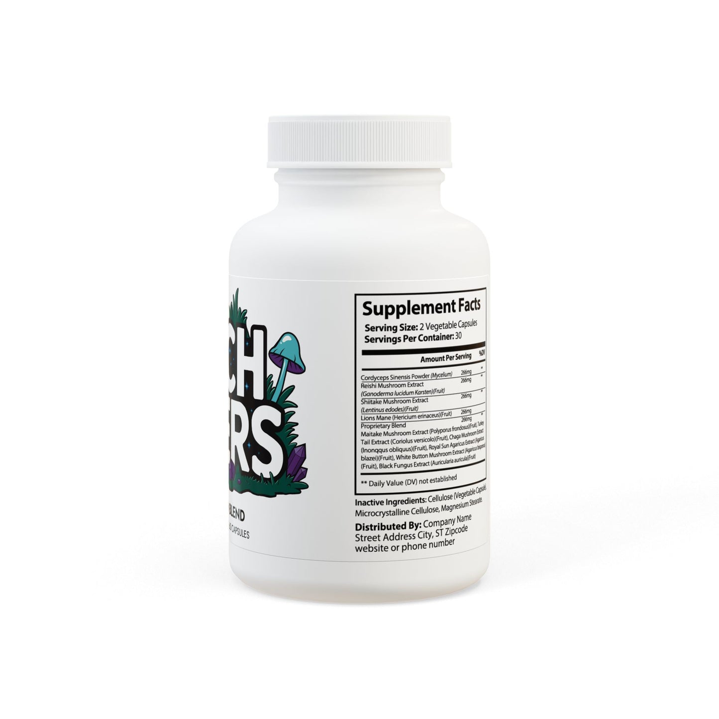 Mushroom Blend Supplement (60 Capsules)