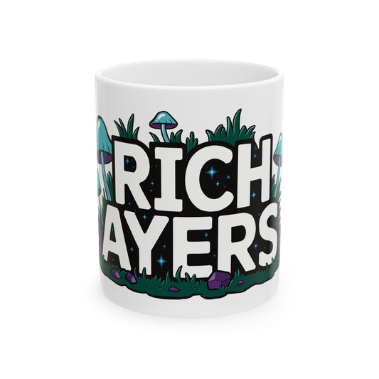 Mug - Mushroom and Crystal Illustrative Design 11oz and 15oz